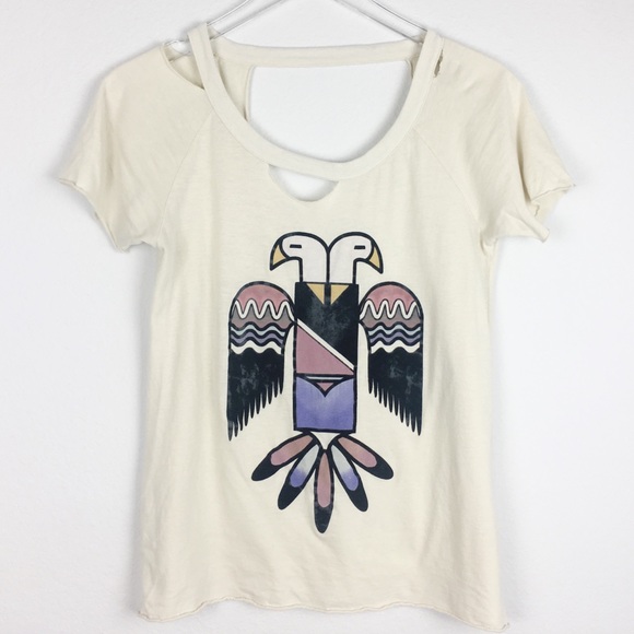 Chaser Tan Purple Destressed Tee | Size Small - Picture 1 of 4